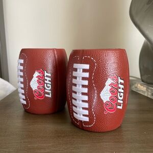 Coors Light Football Koozies
